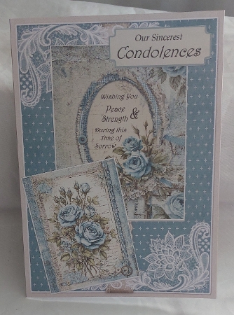 More Than Words - Blue 3 by Marion Harding