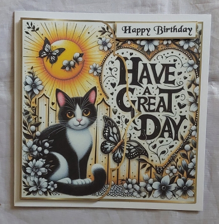 envelope flap card cat 2 by Marion Harding
