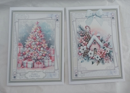 Set Of 3 ~ Christmas Greetings 2 by Marion Harding