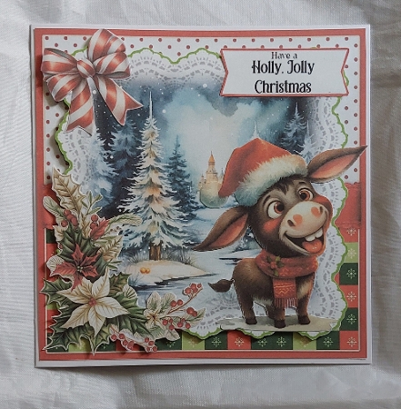 Christmas Donkey 9 by Marion Harding
