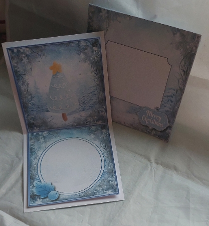 Happy Snowman 1 - Tent Card by Marion Harding