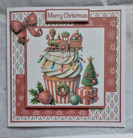 Christmas Cupcakes #3 Mini Kit 7x7 by Marion Harding