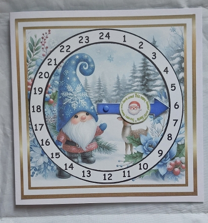 advent calendar clock 27 gnome 2 by Marion Harding