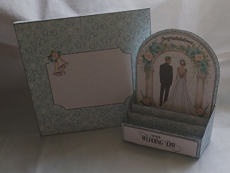 Wedding Day Box Card - Mint by Marion Harding