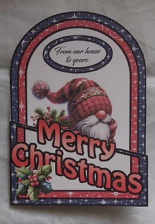 Cutaway Gnome on a sledge by Marion Harding