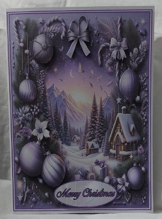 Purple Christmas Mini Kit 3 by Marion Harding