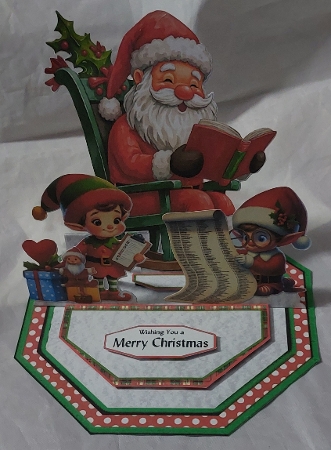 Christmas Eve 3 Triple Easel by Marion Harding