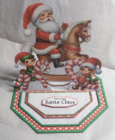 Christmas Eve 10 Triple Easel by Marion Harding