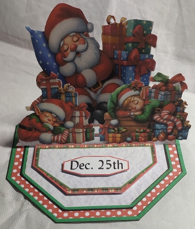 Christmas Eve 12 Triple Easel by Marion Harding