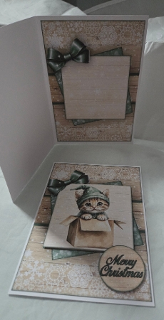 Christmas Kitty Mini Kit 3  by Marion Harding