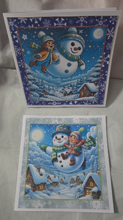 Walking in the air -  CARD FRONTS by Marion Harding