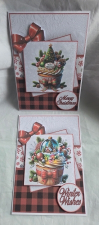 Festive Cup Cake Mini Kit by Marion Harding