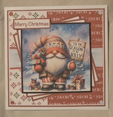 Christmas Gnomes #4 Mini Kit 7x7 by Marion Harding