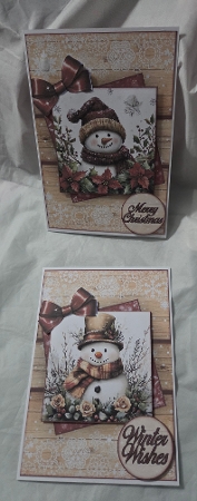 Festive Snowman Mini Kit 2 by Marion Harding