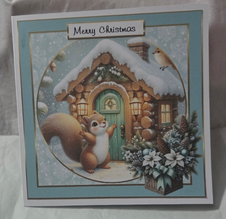 christmas characters 5 mint squirrel by Marion Harding