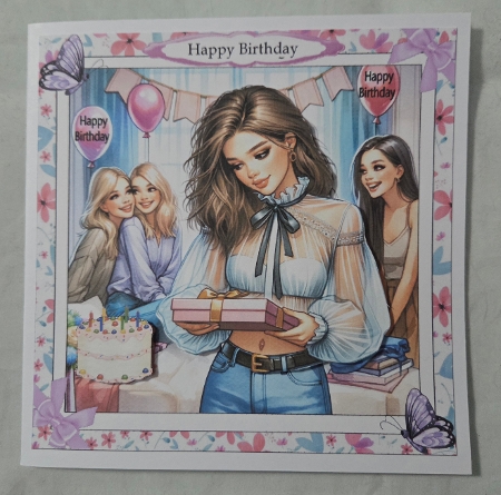 HAPPY BIRTHDAY GRANDDAUGHTER by Marion Harding