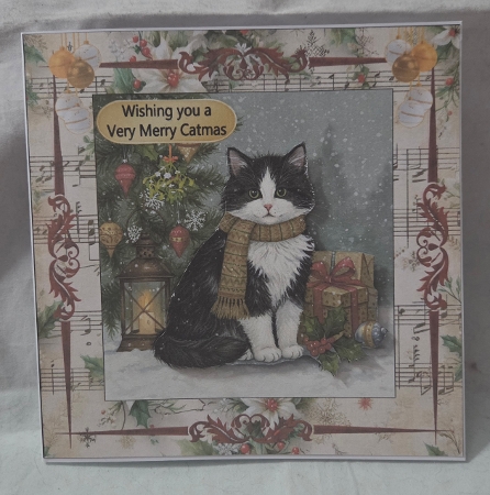 WISHING YOU A VERY MERRY CATMAS 2 by Marion Harding