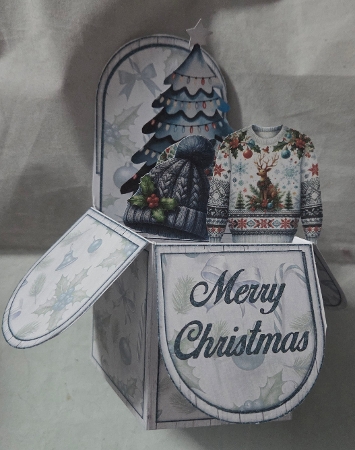 Christmas Jumper Pop-Up Box Mini Kit 2 by Marion Harding