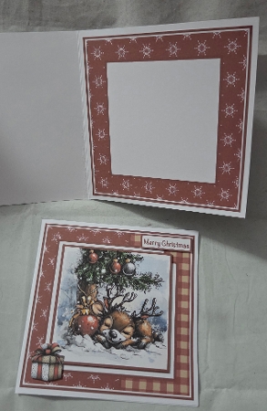 Christmas Reindeer #2 Mini Kit 8x8 *Customer Request* by Marion Harding