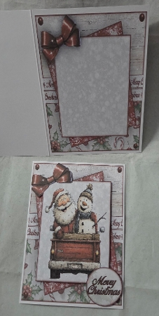 Santa & Snowman Mini Kit  by Marion Harding