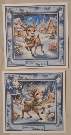 Happy Baby Reindeer - Mini Kit 6x6 by Marion Harding