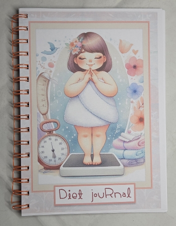 Cute Diet Journal Planner - A5 by Marion Harding