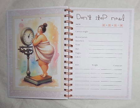 Cute Diet Journal Planner - A5 by Marion Harding