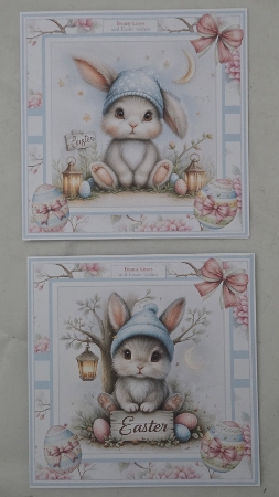 Easter Meadow Bunnies by Marion Harding