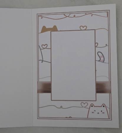 Cat Bookmark Card 3 by Marion Harding
