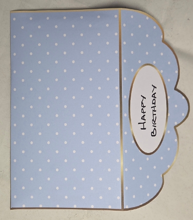 birthday wallet blue by Marion Harding