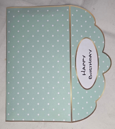 birthday wallet green by Marion Harding