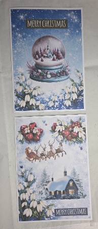 January_Garnet_Snowdrop_Digital_Papers by Marion Harding