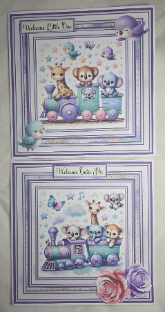 Minikit Baby Animals on a Train by Marion Harding