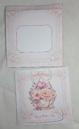 A Cup full of Flowers - Mothers Day/Birthday/Get Well/ Thinking of You Card by Marion Harding