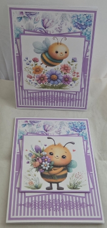 Spring Bees Mini Kit 5x7 (3) by Marion Harding