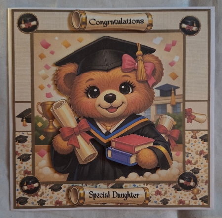 Graduation Bear Female by Marion Harding