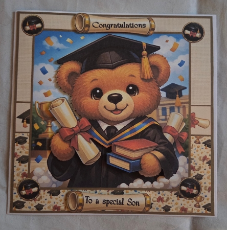 Graduation Bear Male by Marion Harding
