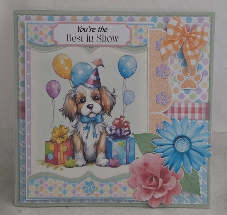 Paw-ty Time 5 6x6 by Marion Harding