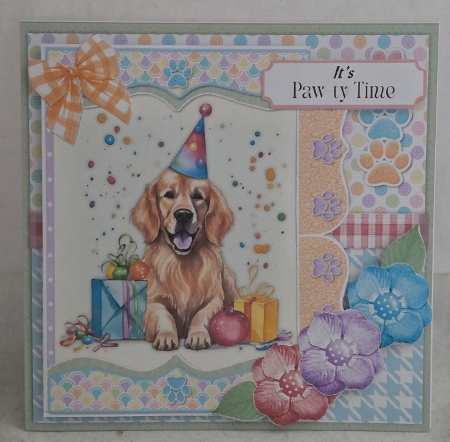 Paw-ty Time 6 6x6 by Marion Harding