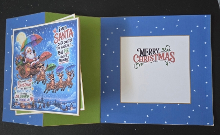 Santas Weather Funnies Fold Back Kit-1 by Marion Harding