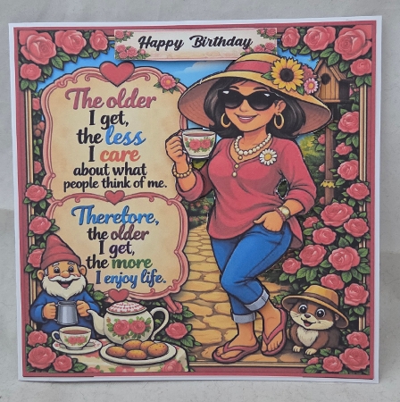The older I get 6x6 by Marion Harding