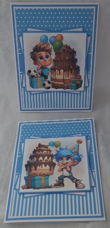 Birthday Boy #2 Mini Kit 5x7 (3) by Marion Harding