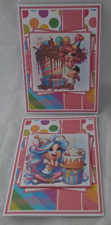 Birthday Girl #10 Mini Kit 5x7 (3) by Marion Harding