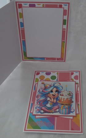 Birthday Girl #10 Mini Kit 5x7 (3) by Marion Harding
