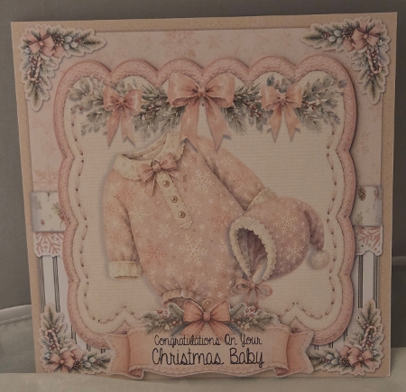 Christmas Baby 2 6x6 by Marion Harding