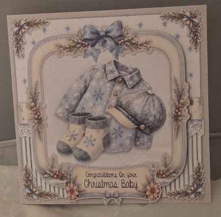 Christmas Baby 8 6x6 by Marion Harding