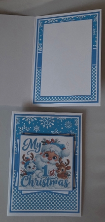 Baby Boy 1st Christmas Mini Kit 5x7 (3) by Marion Harding