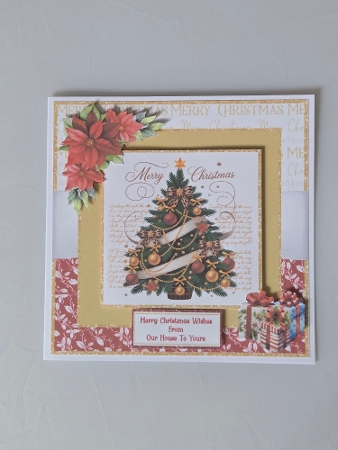 Vintage Christmas Tree - 7x7 Mini Kit by Marion Harding