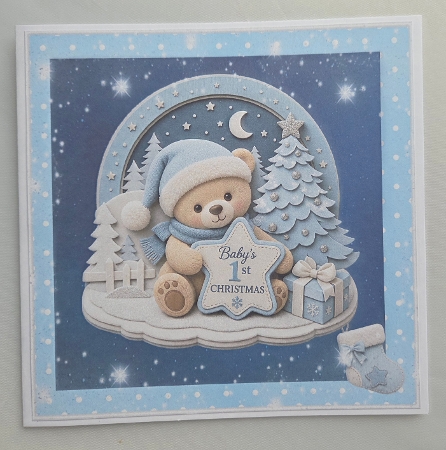 Babys 1st Christmas (Blue) 1 Clipart Collection  by Marion Harding
