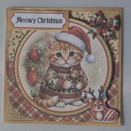 Claws for Christmas 5 6x6 by Marion Harding